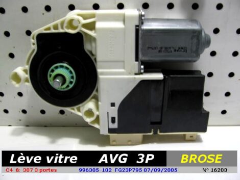 Léve vitre gauche C4 & 307  3 portes - BROSE 996385 (OCCASION) – Image 2