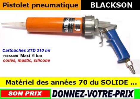 Pistolet pneumatique pour cartouches 310 ml - BLACKSON