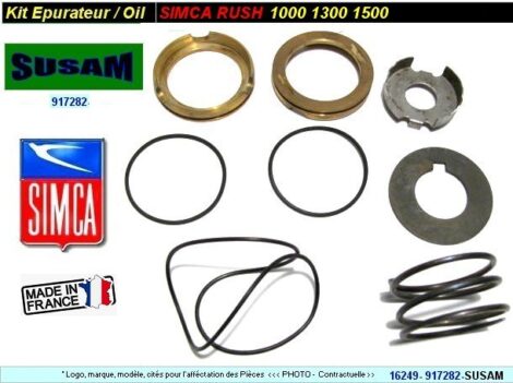 Kit épurateur - Moteur Simca Rush 1000 1300 1500 - Kit complet (collection)