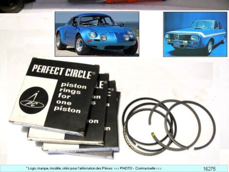 Segments Moteur Alpine A110 Renault R12 Gordini 78 mm 1605cc (collection)