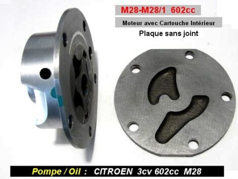 Arbre à Câmes - Pompe à huile - Filtre pour moteur CITROEN AM2 M28 602cc (Kit moteur) – Image 3