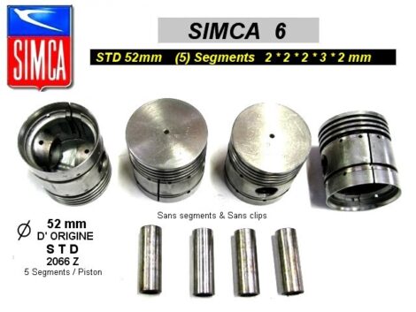 Poulie moteur origine - SIMCA 6 - Moteur 569cc - 1948 à 1955 – Image 3