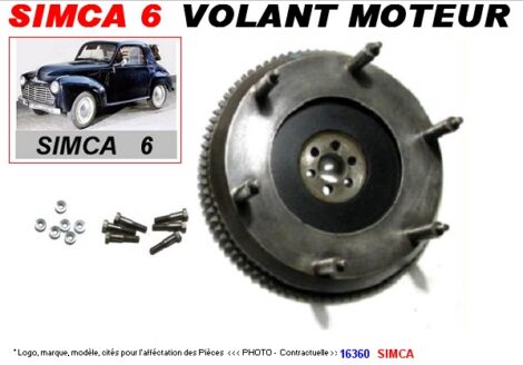 Volant moteur - SIMCA 6 origine STD (Vintage)