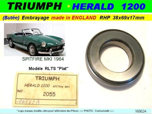 Butée embrayage TRIUMPH HERALD 1200 Spitfire MK1  (pièce collection )