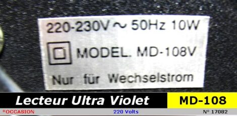 Détecteur de billets Ultra violet ( 220 volts ) – Image 2