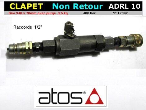 HYDRAULIQUE Clapet non retour 400 bar ADRL10 ((OCCASION))
