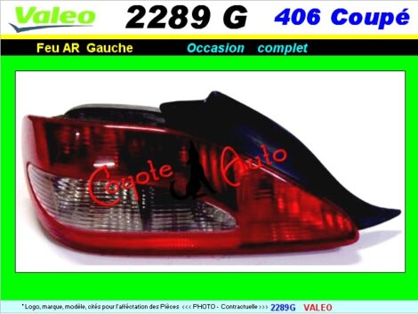Feu arrière Droit Peugeot 406 coupé phase I - 1997 à 2004 (collection) – Image 3