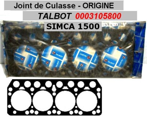 Joint de Culasse - SIMCA 1500 1501 - Moteur 345 8cv - TALBOT 31058