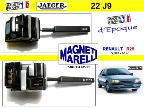 Commodo feux klaxon clignotants Renault R25 JAEGER Magneti Marelli 510033440501