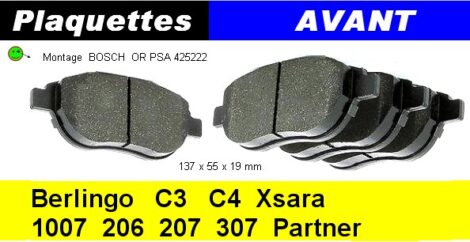 Machoires et plaquettes de frein PSA Berlingo & Partner série I – Image 2