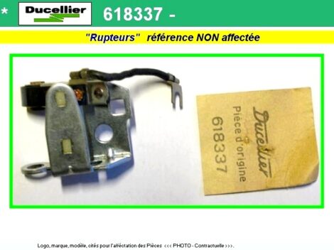 Kit rupteurs Ducellier - Référence 618337 (collection)