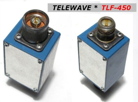 Filtre audio passe-bas TELEWAVE TLF 450 200W 406-512 MHz 50dB – Image 2