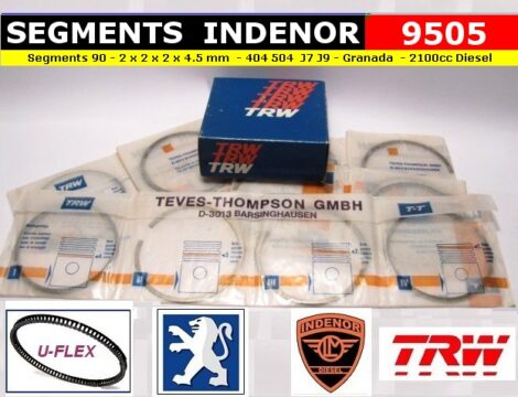 Segments Moteur - Peugeot 404 504 J7 J9 Diesel - 90mm 2 x 2 x 2 x 4.5 TRW (collection)