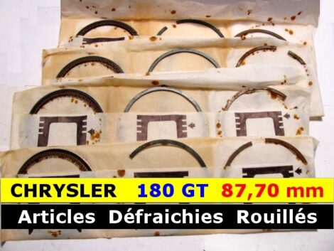 Segments Moteur Simca Chrysler 180 GT STD 87.70mm 1.75x2x4