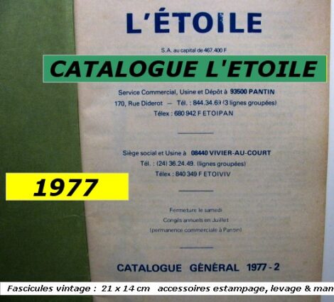 Fascicule matériels - Industrie estampage - ETOILE 1977 - VINTAGE – Image 2