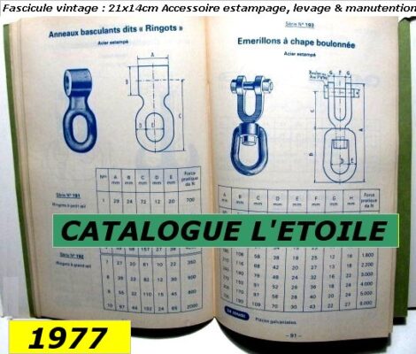 Fascicule matériels - Industrie estampage - ETOILE 1977 - VINTAGE – Image 3