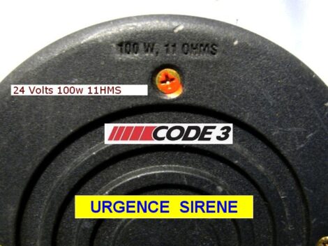 Article code 3 - Sirène Urgence 911 LP 100W 24 volts 11 HOMS911 – Image 3
