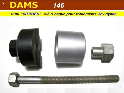 Outil spécifique Citroën 2cv - Extracteur de roulements 72 mm - DAMS 146 (atelier CITROEN) – Image 2
