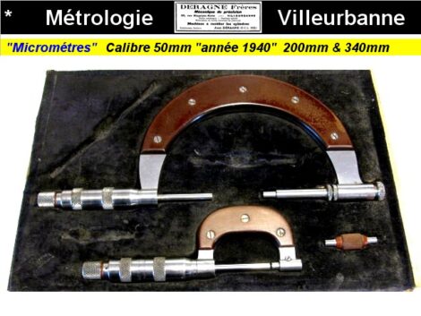 VINTAGE - MICROMETRE Made in France - DERAGNE - 69 Lyon Villeurbanne