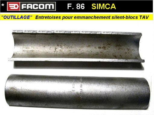 Outil Facom F86 montage silent-blocs suspension AV Simca 1300 1500 (outillage atelier)