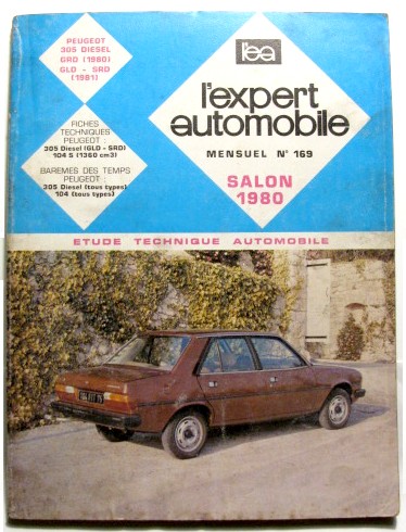 PEUGEOT 305 Diesel 1980  Revue technique LEA 169