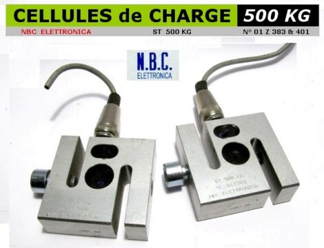 Capteurs de force en traction mode ST 500 KG - NBC Elettronica 01Z383 et 01Z401