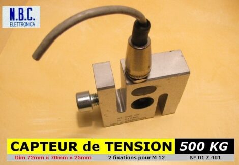 Capteur de force en traction mode ST 500 KG - NBC Elettronica 01Z401 – Image 2