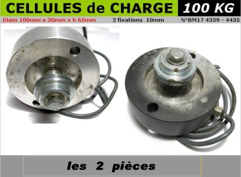 Capteurs de force bouton 100 daN - BM17 4339 et 4435 (les 2 pièces)