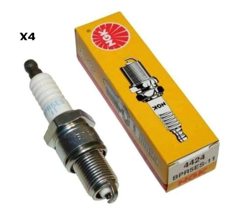 4 Bougies Essence - NGK BPR5ES-11 (4424) KIA MAZDA MITSUBISHI NISSAN – Image 2
