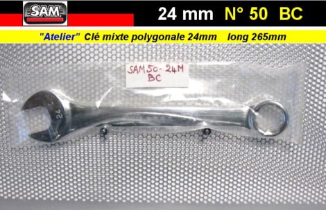 Lot Clés Sam tube débouchées 4 étoiles - Série 89SD de 21-22-23-24mm (outillage atelier) – Image 5