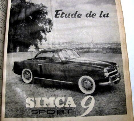 Revue Technique - SIMCA 9 SPORT 1953 - Tracteur VIERZON - VESPA 125 - AUTOMOBILE SERVICE – Image 2