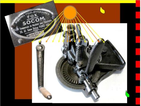 VINTAGE - SOCOM Machine Maroquinerie Cordonnier marquer le cuir