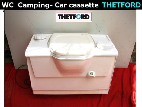 WC camping car - THETFORD à cassette - 12 volts modéle - C2 LH A-MKT D3