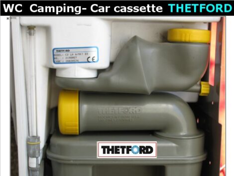 WC camping car - THETFORD à cassette - 12 volts modéle - C2 LH A-MKT D3 – Image 3