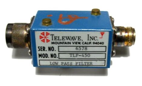 Filtrepasse-bas TELEWAVE 450 200W  406-512 MHz