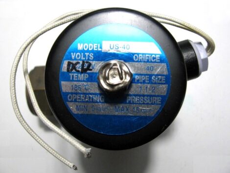 Electrovanne 12 volts - Entrée sortie 40 mm - de 0 kg  à 15 kg cm2 – Image 4
