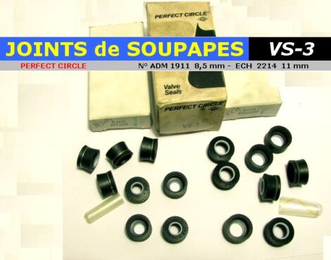 Kit 16 Joints de soupapes ADM 8.5mm ECH 11.00mm - PERFECT-CIRCLE