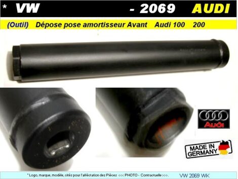 Clé Spécifique massive dépose pose cartouche amortisseurs avant pour AUDI A6 100 200 – Image 3