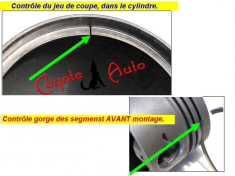 Segments Moteur Renault R8 Floride Caravelle 65mm 2 x 2 x 3.5 (collection) – Image 2
