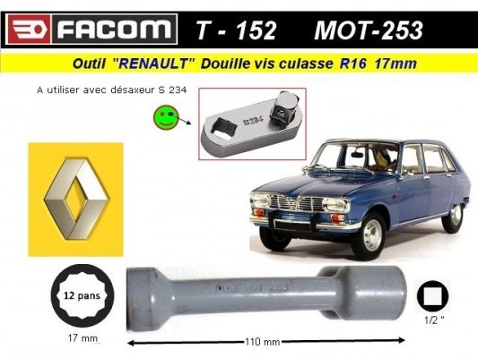 FACOM T152 RENAULT 16