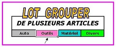 Grouper lot outils